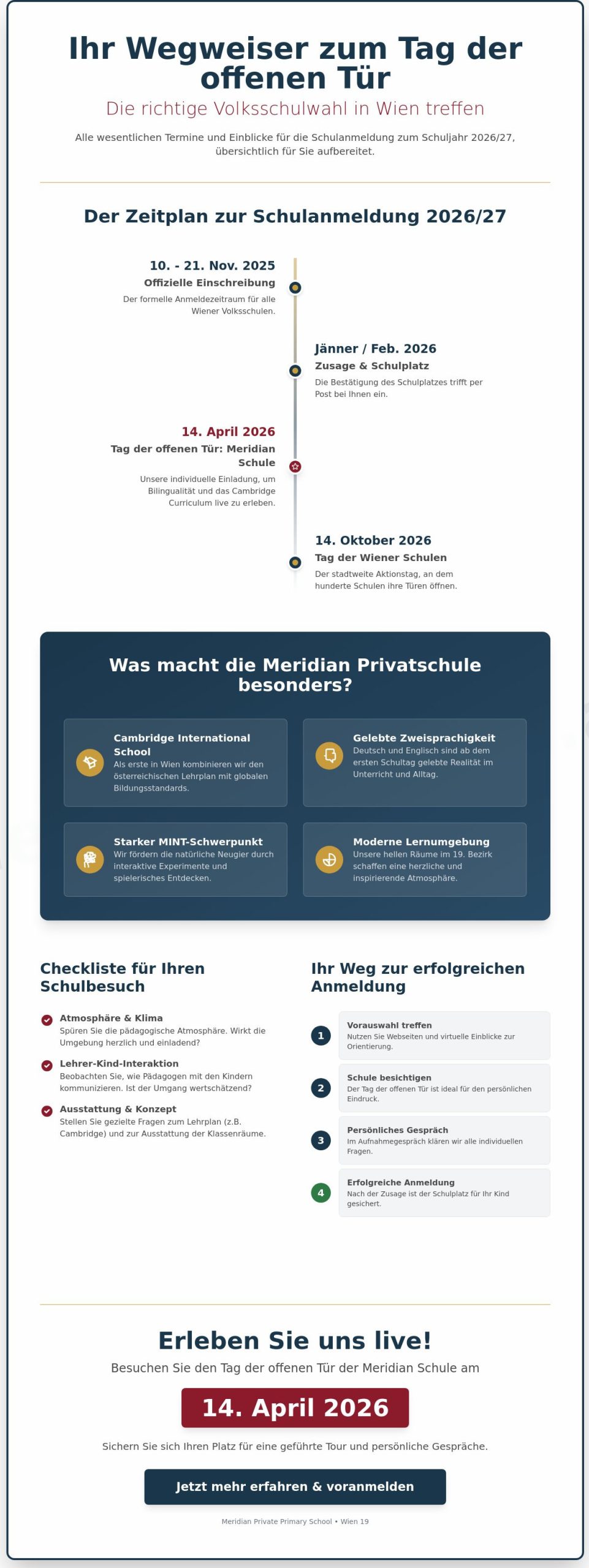 Tag der offenen Tür an Wiener Schulen 2026: Ihr Guide zur Volksschulwahl